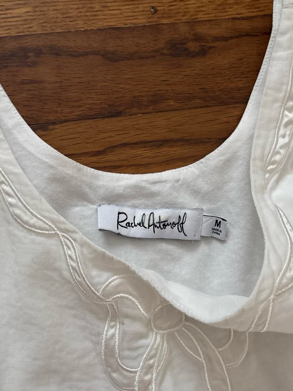 Rachel Antonoff Eliana Bow Appliqué Mini Dress white - Picture 3 of 8
